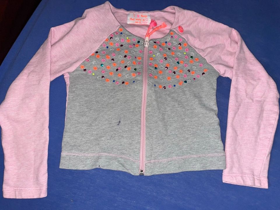 MIM-PI STRICKJACKE 128 ROSA GRAU JACKE in Dresden