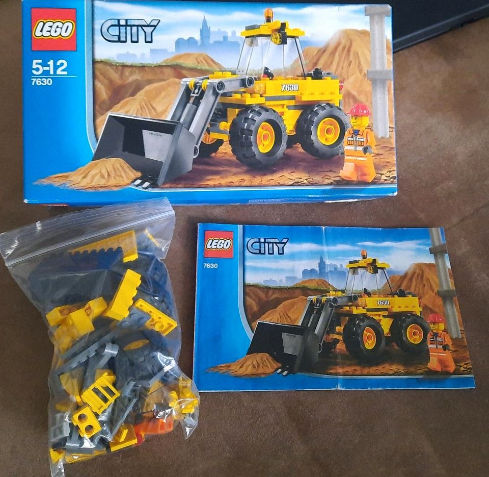 Lego city Bagger 7630 Frontlader vollständig in Dreieich