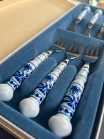 Besteck Gabeln Kuchengabeln Zwiebelmuster DDR VEB Sachsen-Anhalt - Sangerhausen Vorschau