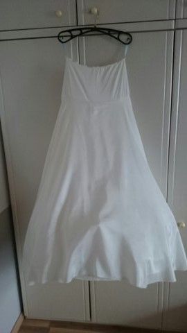 Brautkleid Gr.40 in A-linienform + Reifrock mit zwei Reifen Gr. M in Mannheim