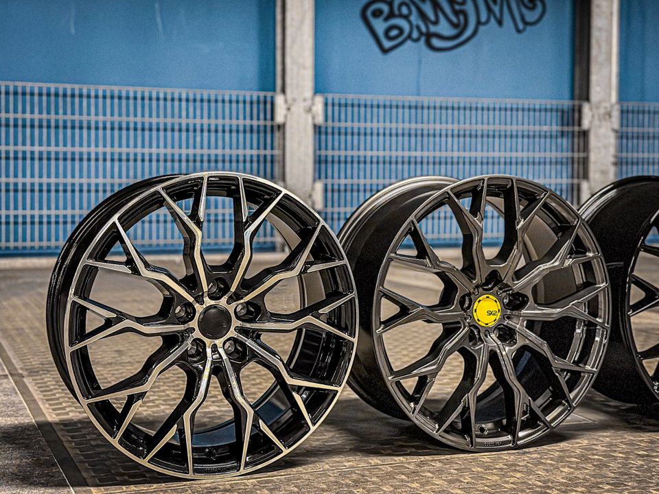 19 Zoll SX-WHEELS SX2 Sommerkompletträder 5x112 Sommerräder Sommerreifen 225/35R19 Felgen Alufelgen für BMW 1er F40 M135i Competition F1H in Hagen