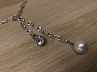 Lange Kette mit Perle und Glitzerstein von pearls for girls Baden-Württemberg - Benningen Vorschau