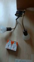 Lampe unbenutzt verstellbar + 2x E14 25 Watt Lampen Sachsen - Zwickau Vorschau