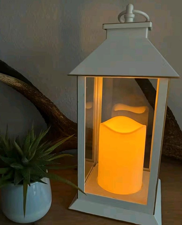 LED Laterne mit Timer zu verkaufen neu und unbenutzt in Glauchau
