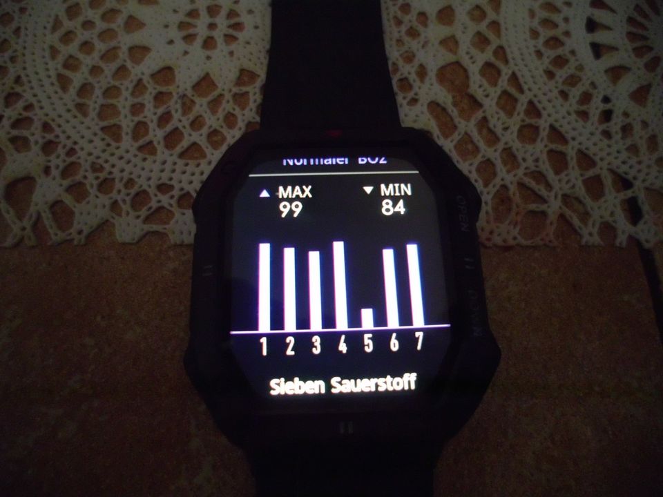 Smart Watch Uhr Herzfrequenz Schlafqualität Telefon Speicher 64MB in Oerlinghausen