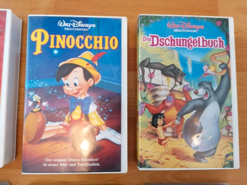 Disney VHS Kassette Videokassette Kinderfilme in Wollersleben