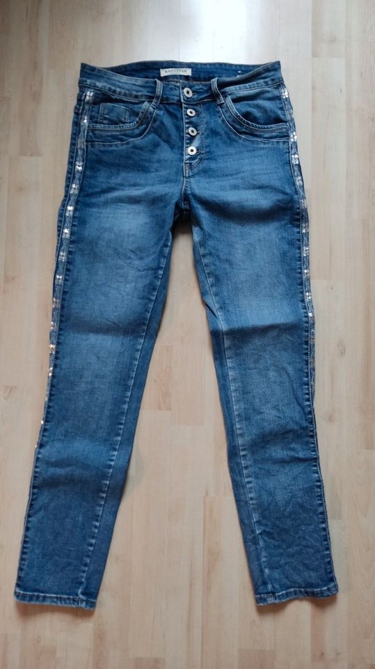 Karostar Jeans M/38 Pailletten NEU in Lautertal