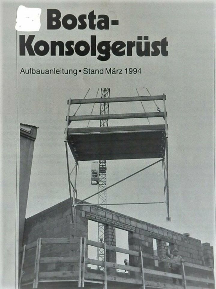 Bosta Konsolgerüst Schutzgerüst in Augsburg