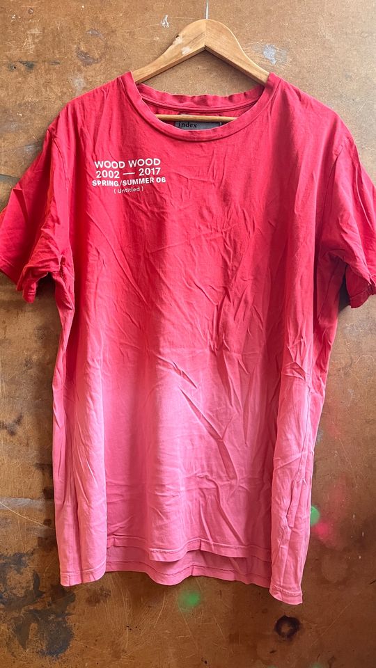 Wood Wood T-Shirt XL Rot/Rosa in Berlin