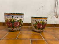 2x Blumentöpfe Blumenmuster antik Nordrhein-Westfalen - Bedburg Vorschau