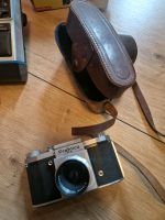 Praktica FX Fotoapparat mit Tessar Objektiv und Ledertasche Niedersachsen - Sulingen Vorschau