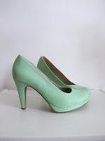 Pumps mintgrün hellgrüne High Heels Tamaris Gr. 39 Kroko Optik Berlin - Charlottenburg Vorschau