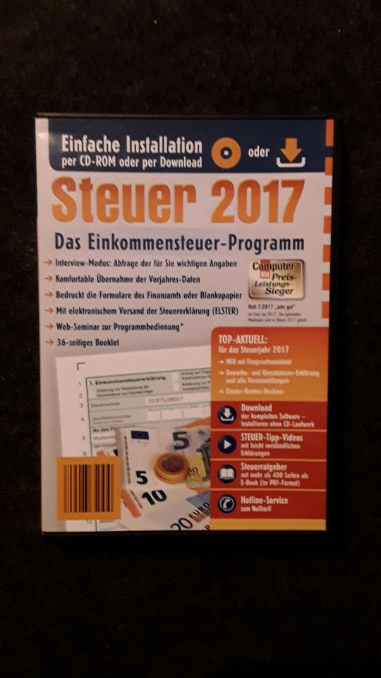 Einkommensteuer-Programm für das Steuerjahr 2017 in Altenholz