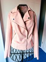 leichte Velours Lederjacke ~ rosa ~ Gr. S 36 Hessen - Frankenau Vorschau