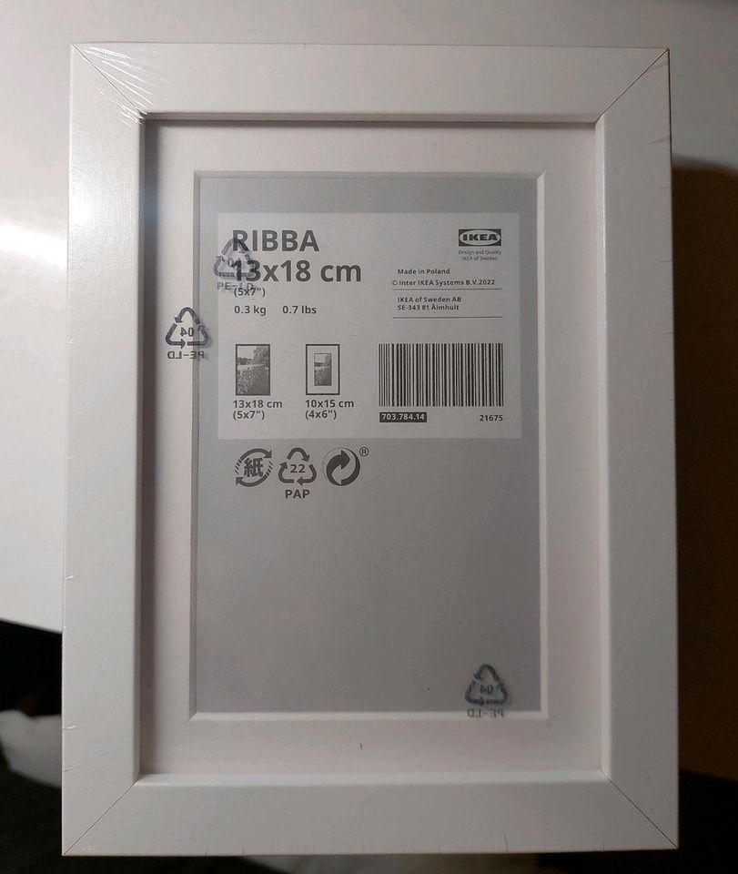 3*IKEA RIBBA Bilderrahmen 13*18cm in Göttingen