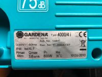 Gardena 4000/4i Pumpe Hauswasserautomat Ersatzteile Bayern - Altmannstein Vorschau