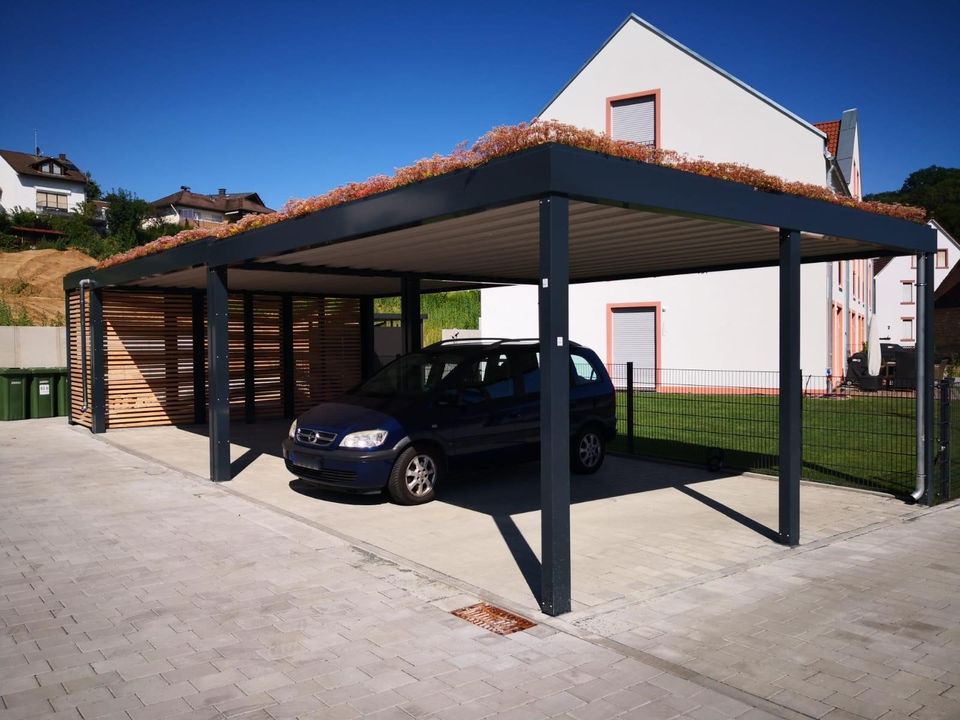 Design Carport Stahlcarport in Schwäbisch Gmünd