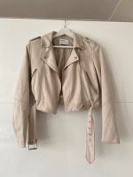 Bershka Wildlederjacke beige/creme Nordrhein-Westfalen - Geilenkirchen Vorschau