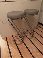 Barhocker 2er Set in Grau Leder Bayern - Gröbenzell Vorschau