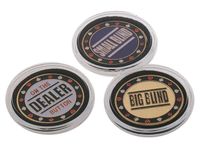 Hochwertige Small Big Dealer Button 5cm für Pokerkoffer Poker Bayern - Augsburg Vorschau