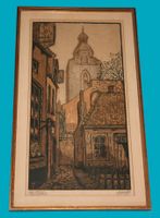 Grafik Hofje Utrecht von Jacob Mooij ( 1889-1938 ) Hessen - Zierenberg Vorschau