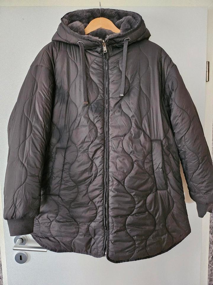 Damen Wendejacke Gr. 44/46 in Grau / Damen Teddyjacke Gr. XXL in Dassendorf