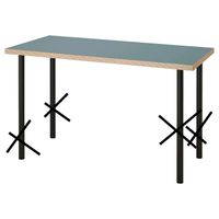 Ikea Schreibtisch/Tischplatte Linnmon | Blaugrau| 150x75x3,5 cm Mecklenburg-Vorpommern - Stralsund Vorschau