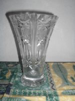 Große Vase Bleikristall schwer alt mit Stern - Schliff Sachsen - Bad Lausick Vorschau
