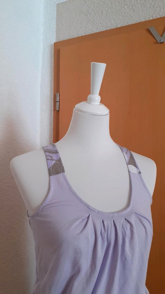 Esprit❤Top&Ballonrock S Set Flieder Muster wNeu! in Kölleda