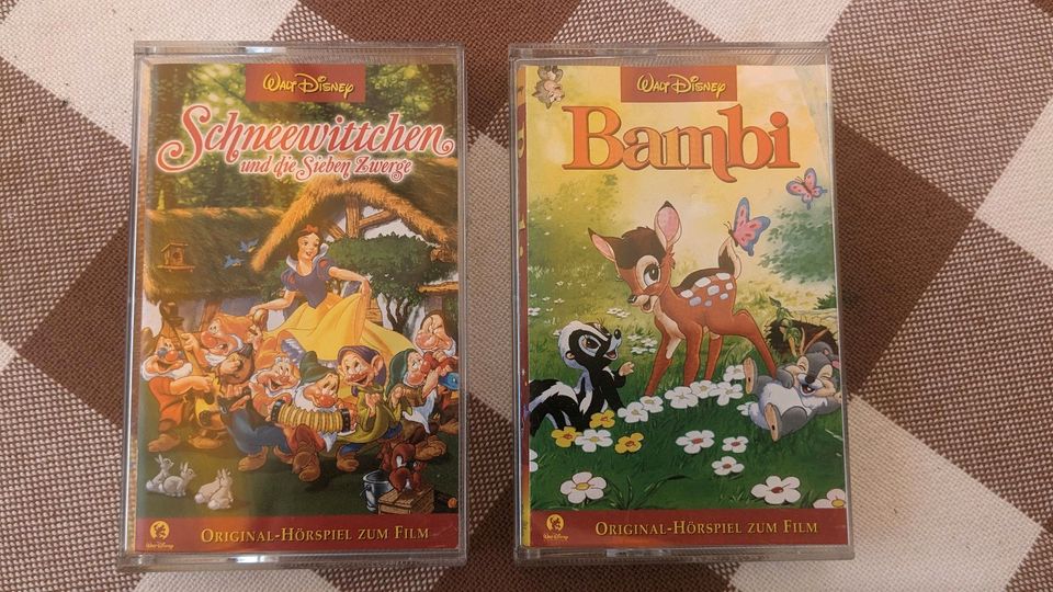 5 Hörspiel Kassetten - Walt Disney Schneewittchen Bambi Peter Pan in Berlin