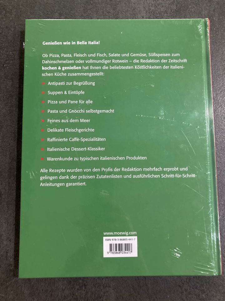 Kochbuch Italienische Küche (Moewig Verlag) in Pfaffenhofen