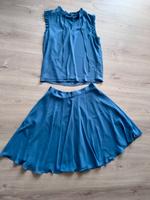 2-teiliges Set Esprit Rock Gr. 42 und Bluse Gr. XL hellblau Bayern - Weidenberg Vorschau