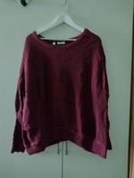 Pullover Langarmshirt Strickmuster Burgunderrot XL 48/50 Hessen - Eschborn Vorschau