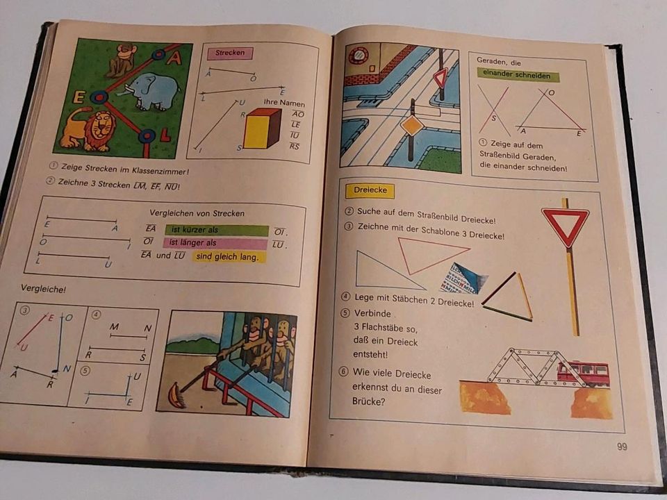 Mathematik Klasse 1 Lehrbuch Fibel Volkseigener Verlag Berlin DDR in Neuruppin