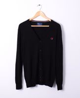 Fred Perry Cardigan Pullover 100% Merino Wolle Herren Gr.L Black Brandenburg - Frankfurt (Oder) Vorschau