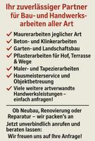 Maurer- Beton- und Klinkerarbeiten Niedersachsen - Northeim Vorschau