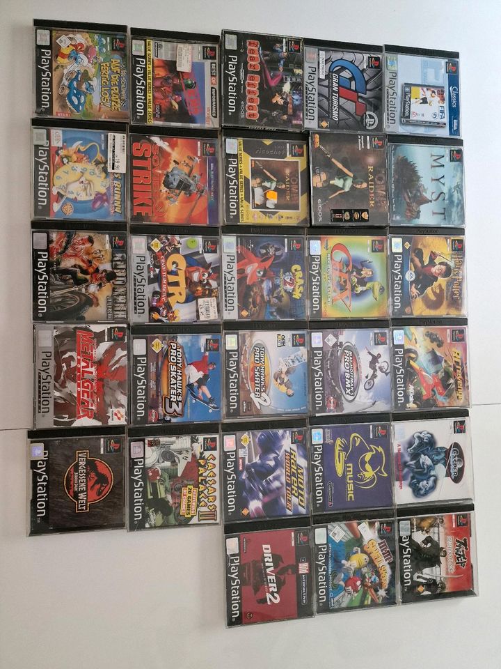 Playstation1 Ps1 Spiele Sammlung in Elmshorn