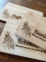 Frühstücksbrettchen Schneidebrett mit Name Gravur Geschenk Niedersachsen - Damme Vorschau