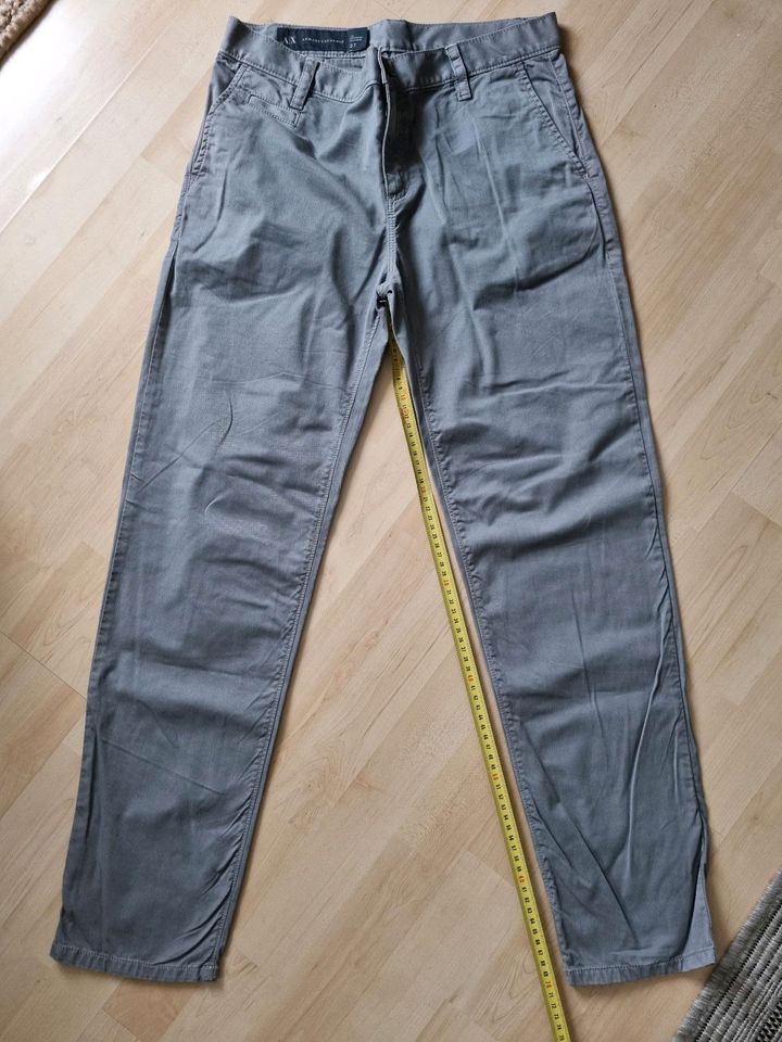 AX ARMANI EXCHANGE 27 S Boyfriend Hose Chino Damen grau NEU in Bonn