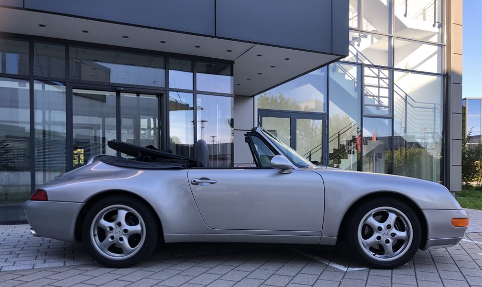 Porsche 911 / 993 Carrera 2 Cabrio 98er Klima Leder 18" Turbolook in Weinheim