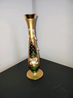 Wunderschöne #Bohemia Glass Vase smaragdgrün + Gold Eimsbüttel - Hamburg Niendorf Vorschau