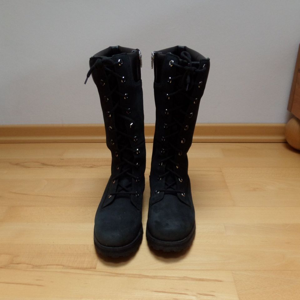 Timberland, Stiefel, Schnürstiefel, schwarz, 38, Winter, Boots in Saarbrücken