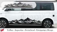 Berglandschaft | Wohnmobil/Wohnwagen Camping Aufkleber Wandtattoo Nordrhein-Westfalen - Viersen Vorschau