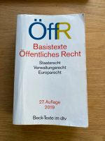 Basistexte Öffentliches Recht 27. Auflage  2019 Beck Texte im DTV Rheinland-Pfalz - Mainz Vorschau