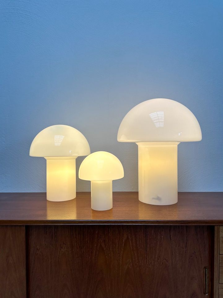 70er Vintage Retro Designer Mushroom Pilzlampe Set Mid Century in Köln