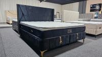 Boxspringbett 180x200 Samt Stoff Schwarz Gold Neu!! Nordrhein-Westfalen - Oberhausen Vorschau