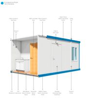 Bürocontainer, Baucontainer, WohnContainer SOFORT VERFÜGBAR – KOSTENLOSE ANLIEFERUNG FERTIG MONTIERT  6,0 x 2,4 Flüchtlings-Container, Empfangscontainer, WC+ Waschbecken + Komplettspüle Bayern - Ergolding Vorschau