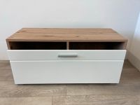 #A Sideboard Kommode Sonoma Eiche weiß Klappe Wohnzimmer Schrank Sachsen - Burgstädt Vorschau