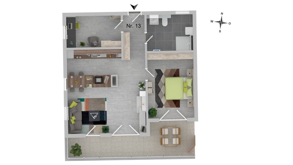 +++ Niedrigen KfW-Zins SICHERN - PENTHOUSE mit STIL & Dachterrasse - NEUBAU - KfW40 QNG +++ in Mallersdorf-Pfaffenberg