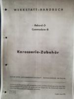 OPEL COMMODORE B REKORD D Werkstatthandbuch Karosserie + Zubehör Hessen - Herborn Vorschau